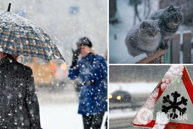 Мокрый снег и гололедица: синоптики дали прогноз погоды на воскресенье, 3 декабря