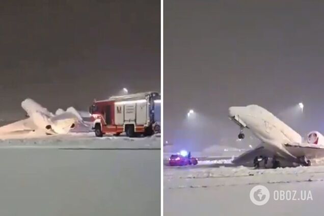 У Мюнхені пасажирський літак примерз до злітної смуги: мав летіти на саміт із глобального потепління. Відео