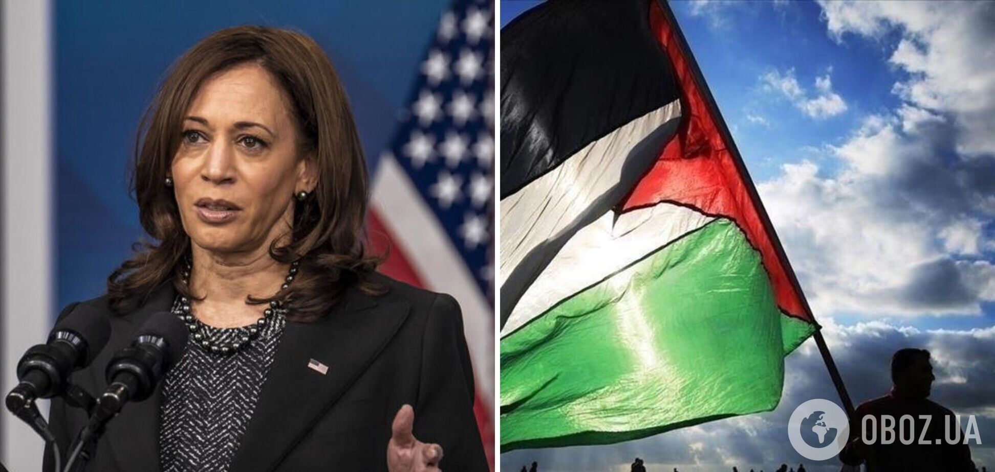 США не допустять примусового переселення палестинців чи зміни палестинських кордонів, – Гарріс