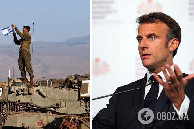 Макрон висловився про війну Ізраїлю проти ХАМАС