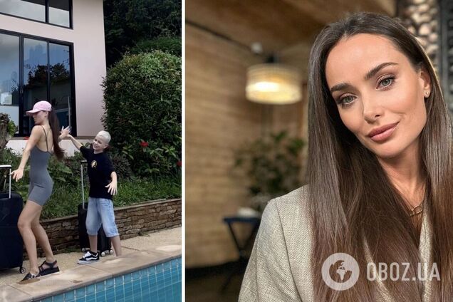 Українці захейтили Ксенію Мішину через поїздку в Таїланд під час війни, згадали і про колір волосся сина