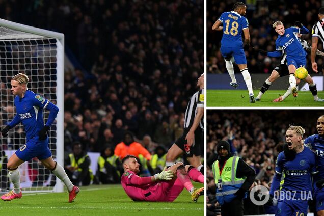 Мудрик забил гол на последних секундах и затащил 'Челси' в полуфинал Кубка Английской лиги. Видео
