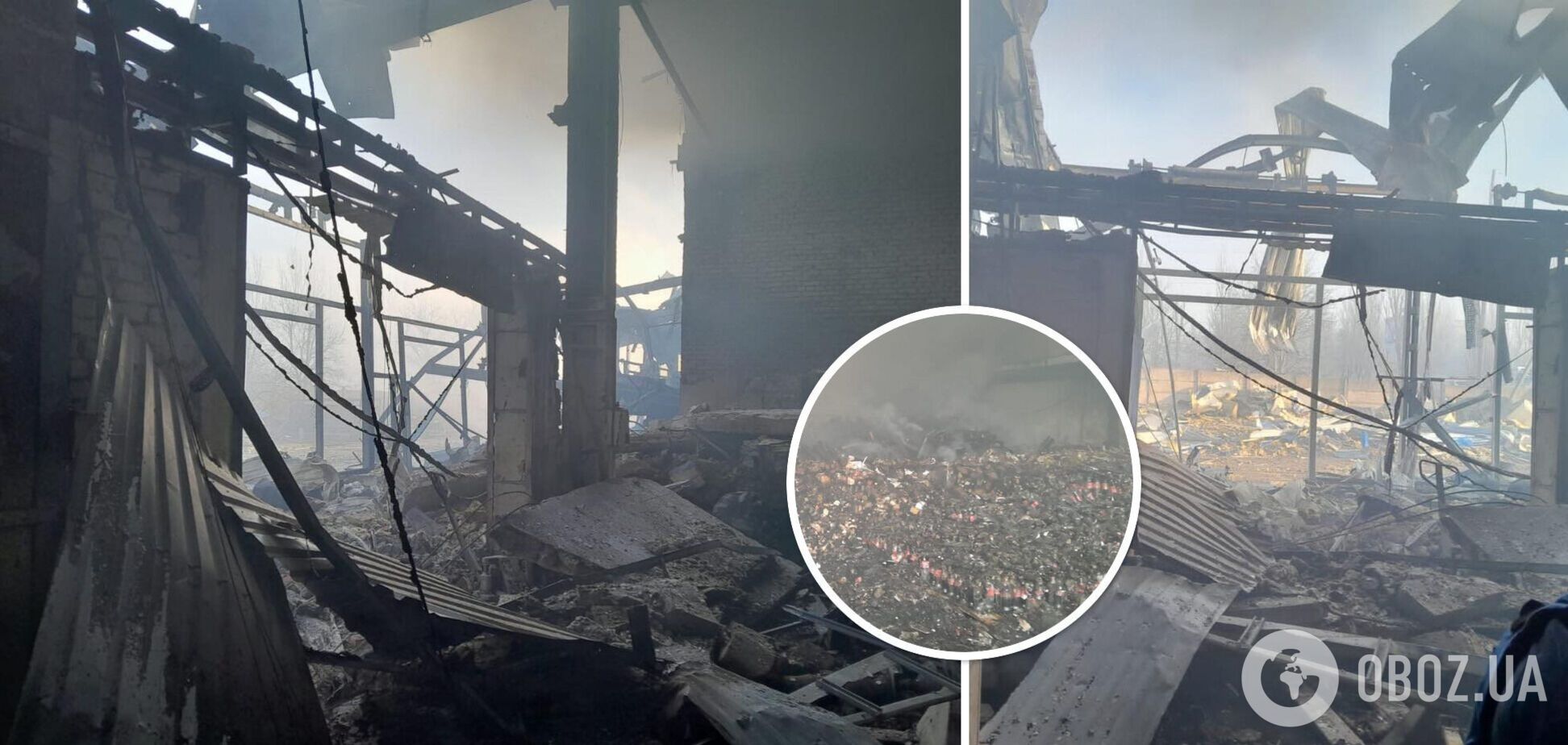 Знищені склади МЧХ у Херсоні