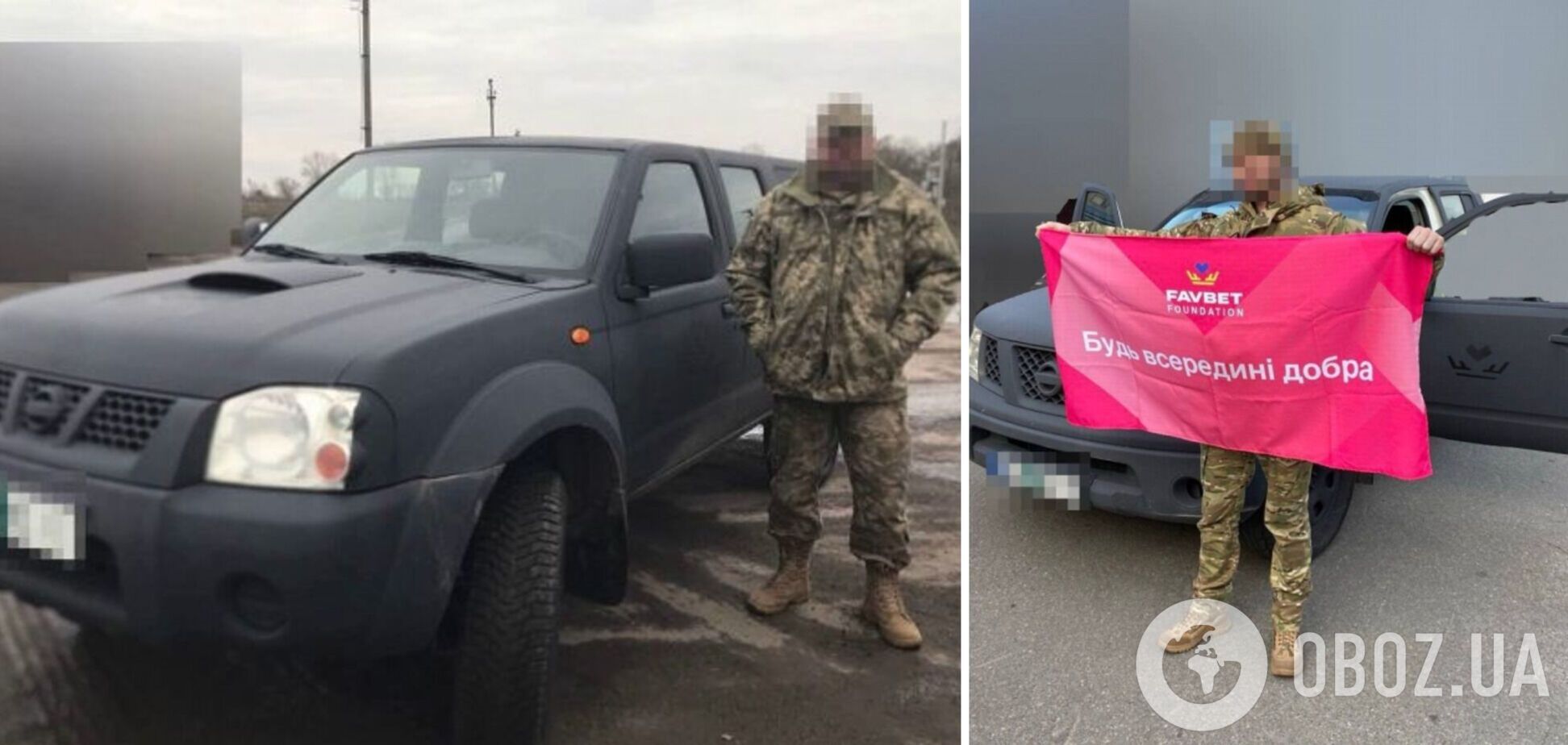Оборонці України на Донецькому напрямку отримали 4 позашляховики від Favbet Foundation