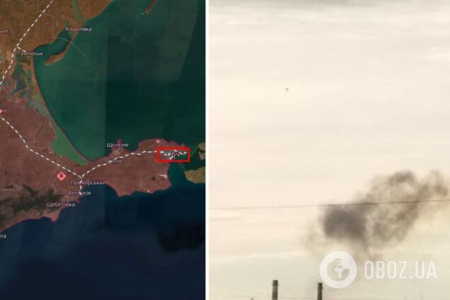 В оккупированной Керчи прогремела серия взрывов, поднялся дым. Фото