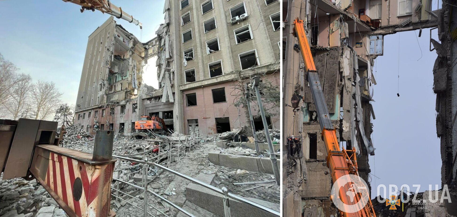 Удар противника по Николаевской облгосадминистрации в 2022 году