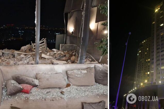 Удар по многоэтажке Киева: опубликовано фото с места атаки оккупантов