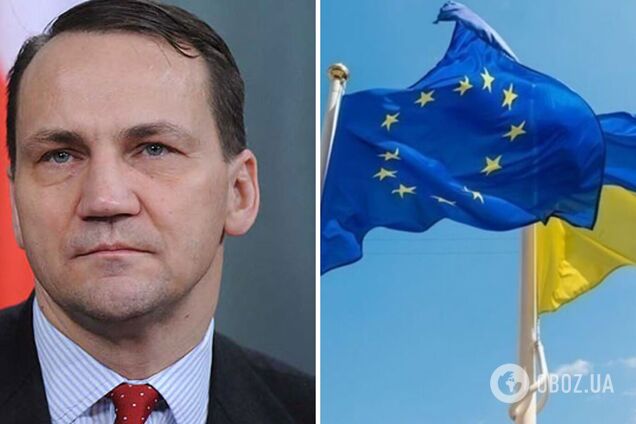 Украина должна выиграть войну и стать членом ЕС в международно признанных границах, – Сикорский