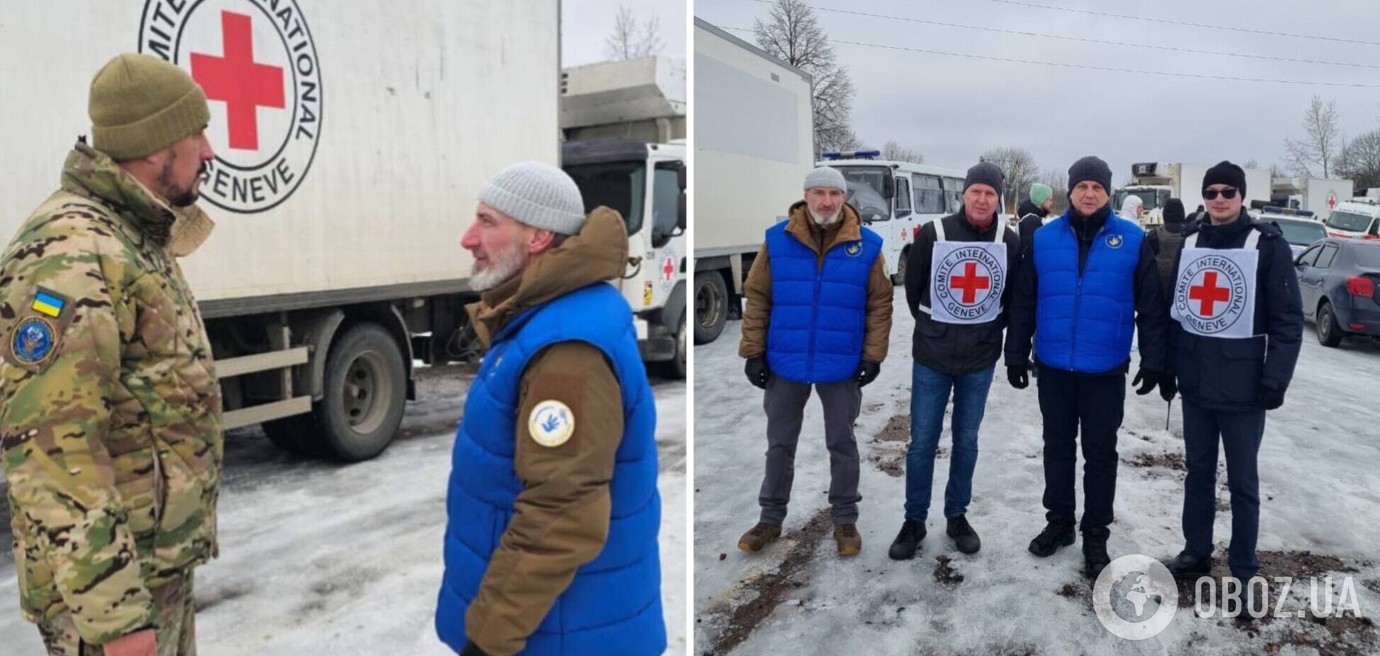 Україна повернула з Росії додому чотирьох громадян і передала полоненим гуманітарні пакунки та листи. Фото
