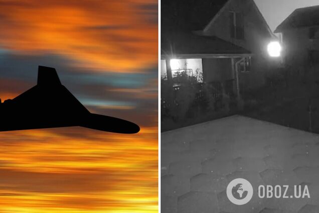 Біля будинку Шабуніна вибухнув російський дрон під час нічної атаки: момент потрапив на відео