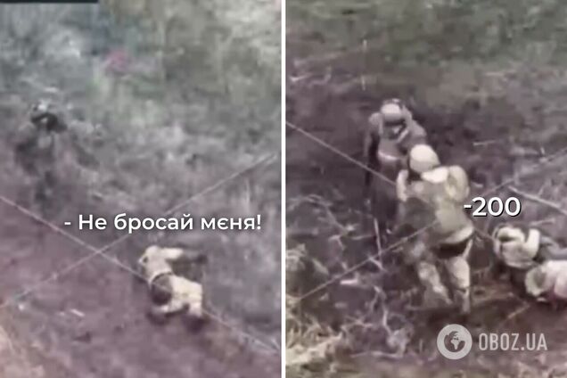 Своих не бросаем? Появилось показательное видео, как оккупанты в Украине относятся к раненым