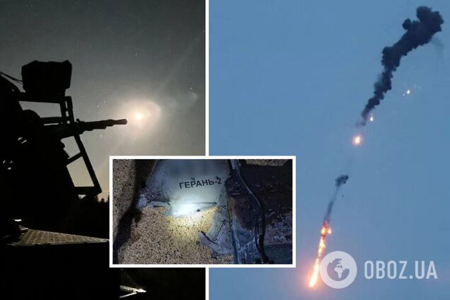 На Днепропетровщине обломки сбитых БПЛА упали на дома и повредили линию эклетропередач