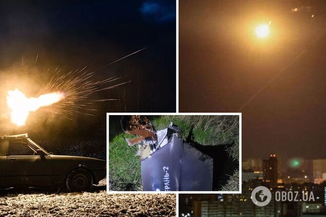 Росія атакувала Україну 15 'Шахедами': сили ППО збили 14 дронів