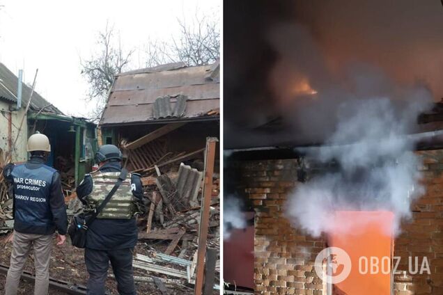 Российская армия обстреляла дома мирных жителей в селе в Харьковской области: есть раненые. Фото