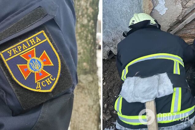 Рятувальники звільнили чоловіка з пастки та передали патрульним