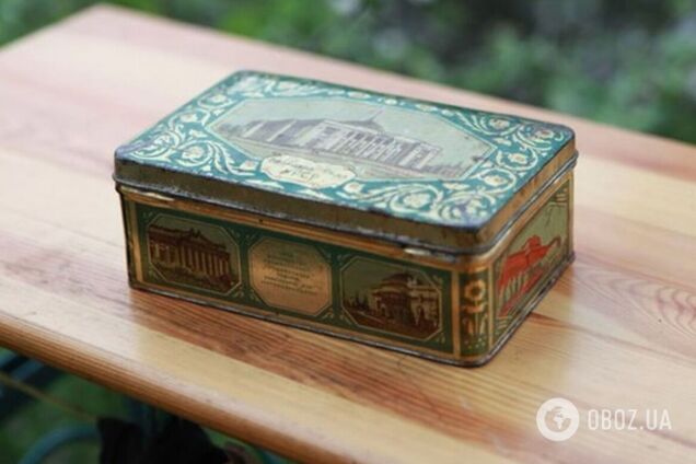 Коробка конфет с видами Киева