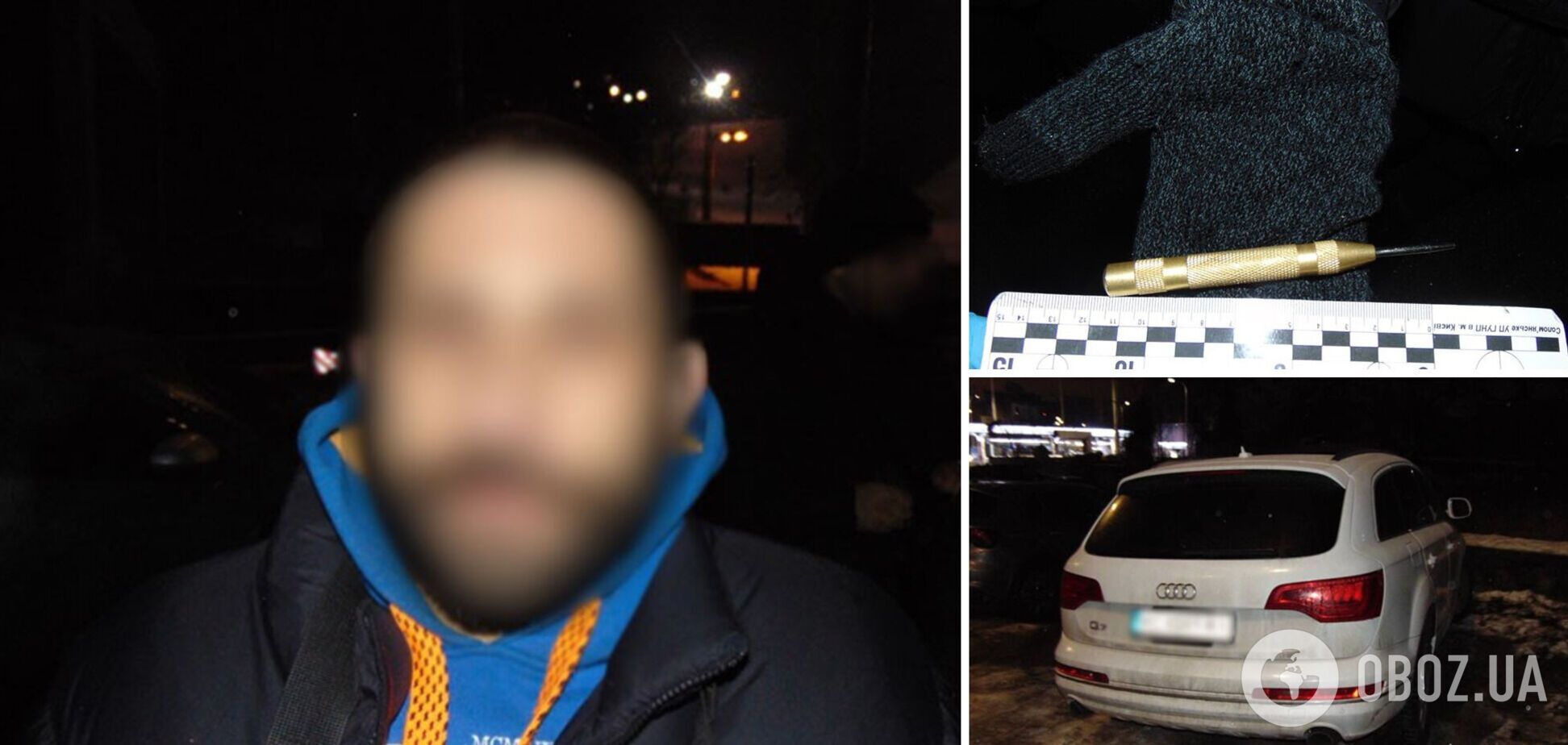 Зловмисника затримали на гарячому