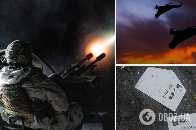Росія атакувала Україну з повітря на Святвечір: сили ППО збили 28 дронів із 31 і дві ракети
