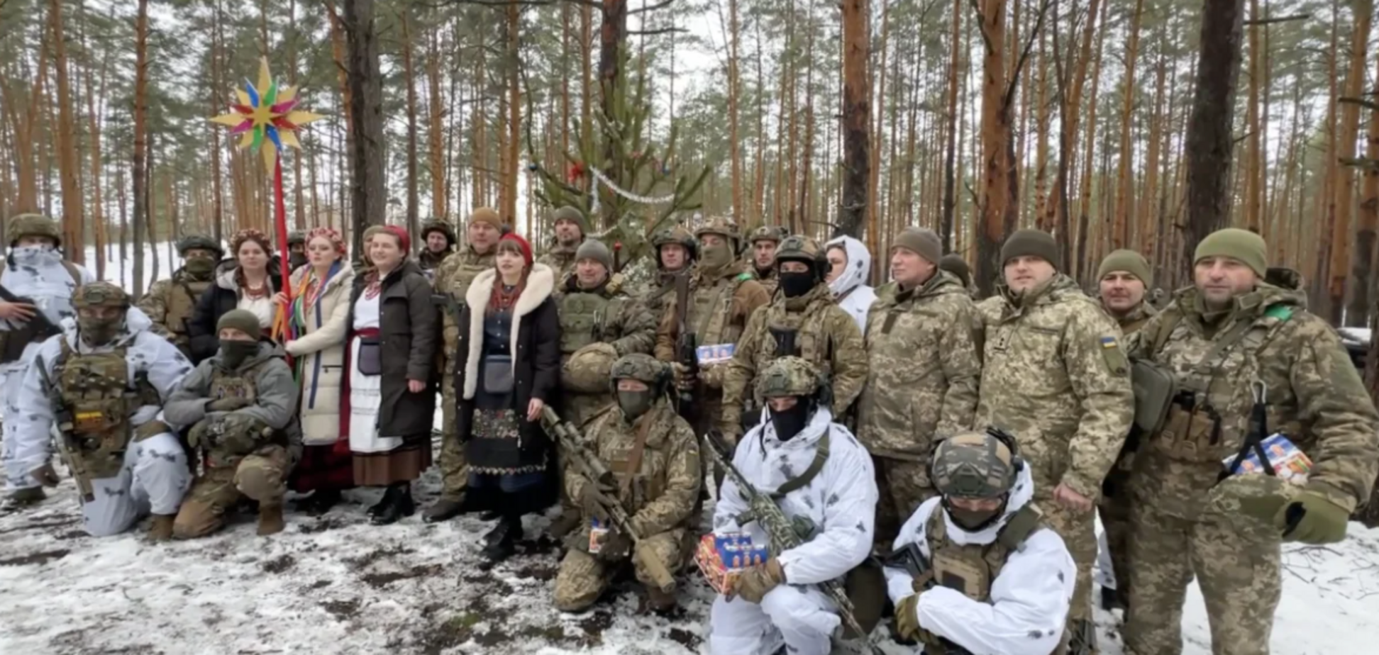 'Усі ми прагнемо скорішої Перемоги': Наєв на Різдво завітав до захисників України на північному напрямку