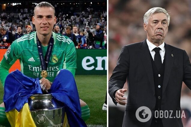 Не наважився: тренер 'Реала' ухвалив нове рішення щодо воротаря збірної України