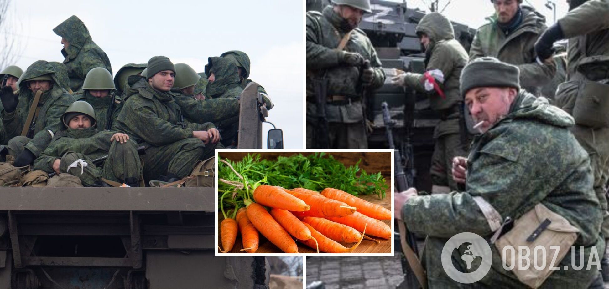 В России 'мобику' вместо компенсации за ранение дали два ведра моркови и пакет лука