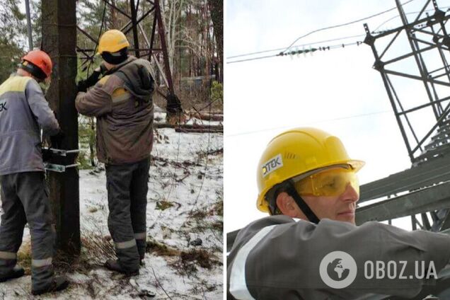 За сутки ДТЭК вернул свет 9 тыс. семей, оставшихся без электричества из-за обстрелов