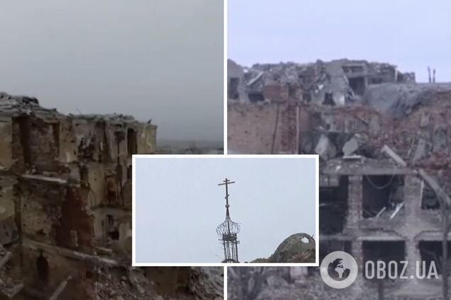 Сплошная руина: как выглядит Марьинка после российских попыток 'освободить' город. Видео