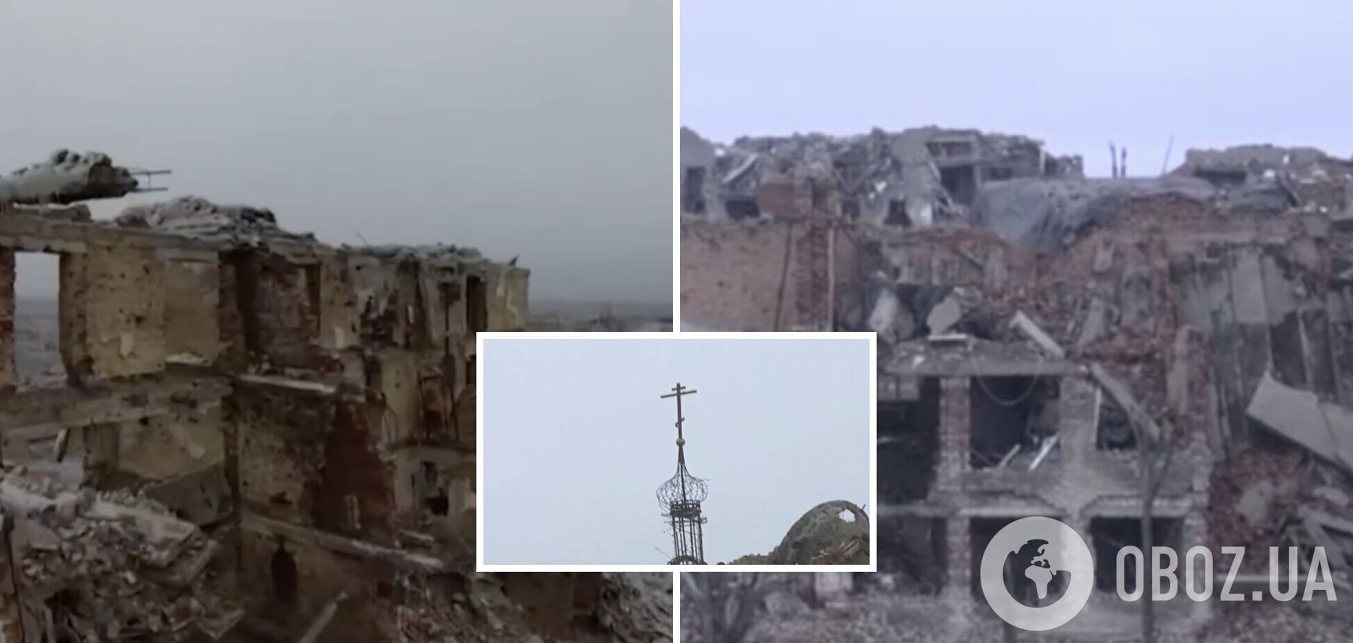 Сплошная руина: как выглядит Марьинка после российских попыток 'освободить' город. Видео