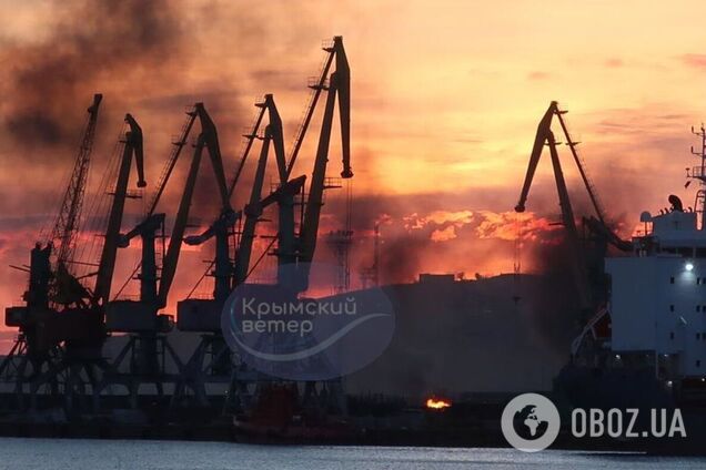 В России признали, что ВСУ поразили корабль 'Новочеркасск': как судно выглядит сейчас. Фото