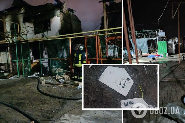 В пригороде Одессы из-за падения обломков дрона на дом погибли люди, среди раненых – подросток. Фото и видео