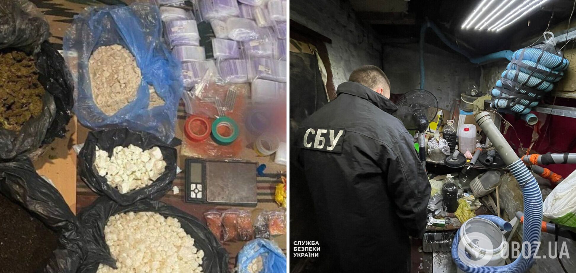 З початку війни СБУ знешкодила понад 60 наркоугруповань: вилучили 23 т прекурсорів. Відео