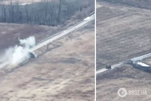 Ювелирная точность: пилоты FPV-дронов 63-й бригады поймали российского 'Тигра'. Видео