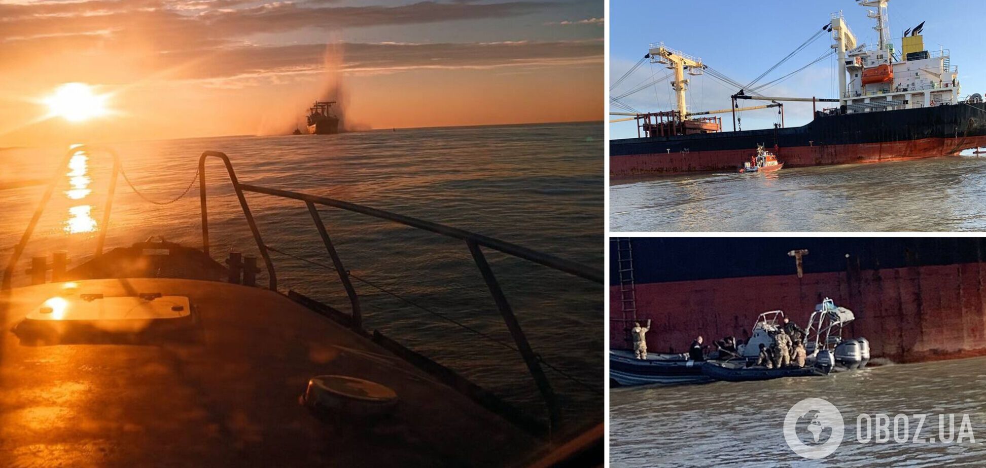 У Чорному морі на ворожій міні підірвалося судно під прапором Панами: виникла пожежа, є постраждалі. Фото