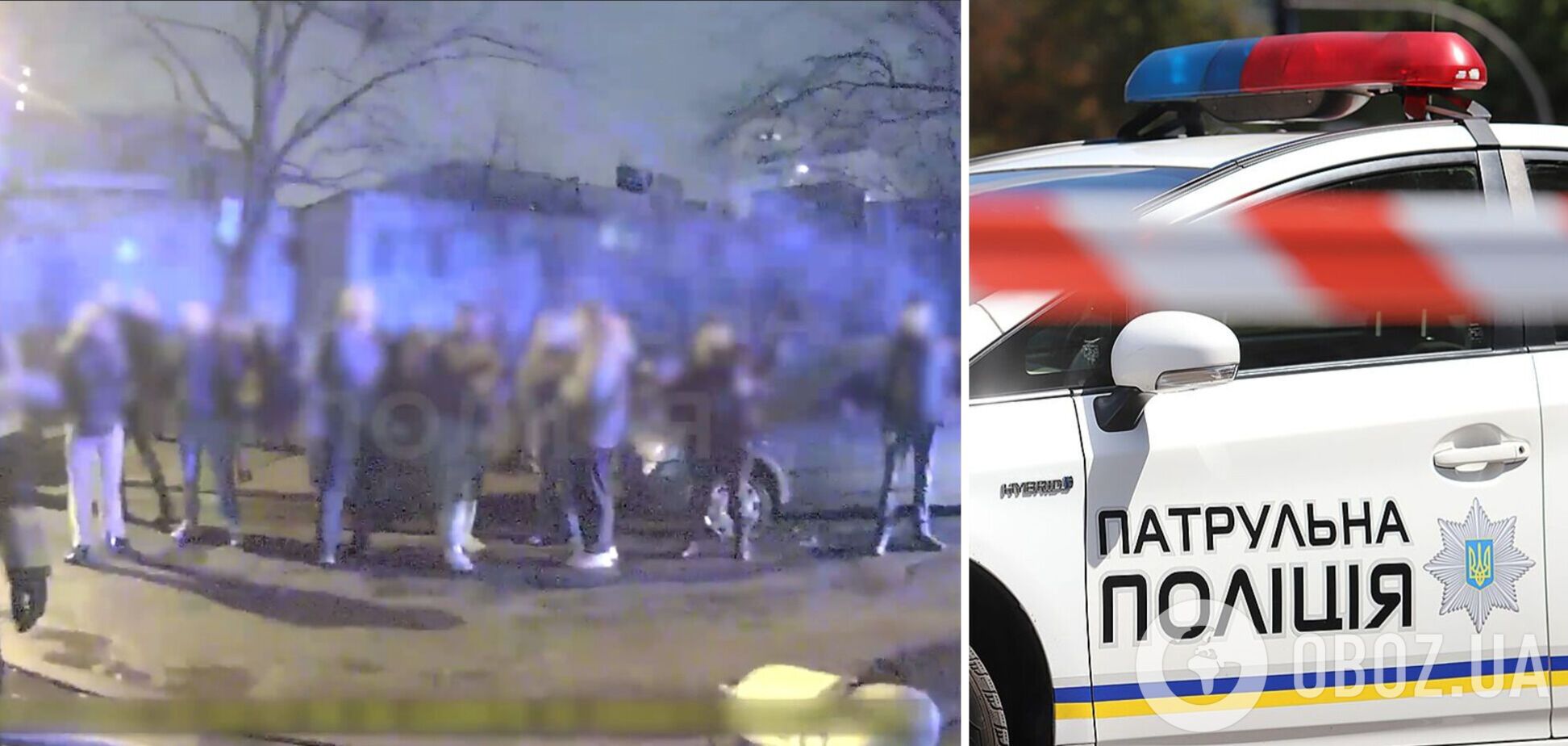 Патрульні допомогли загасити вогонь та евакуювали громадян