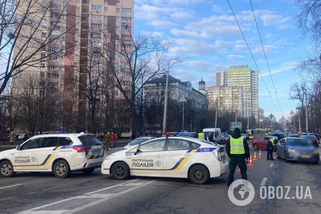 В Киеве перекрыто несколько улиц