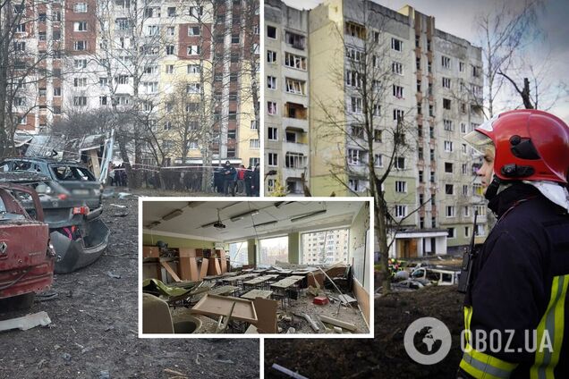 У Львові – приліт у житловий будинок і пожежа через падіння уламків: є загиблий і поранені. Фото й відео