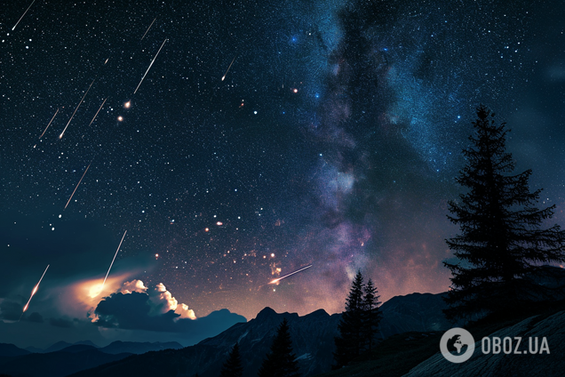 Первый метеорный дождь 2024 уже начался: когда будет пик