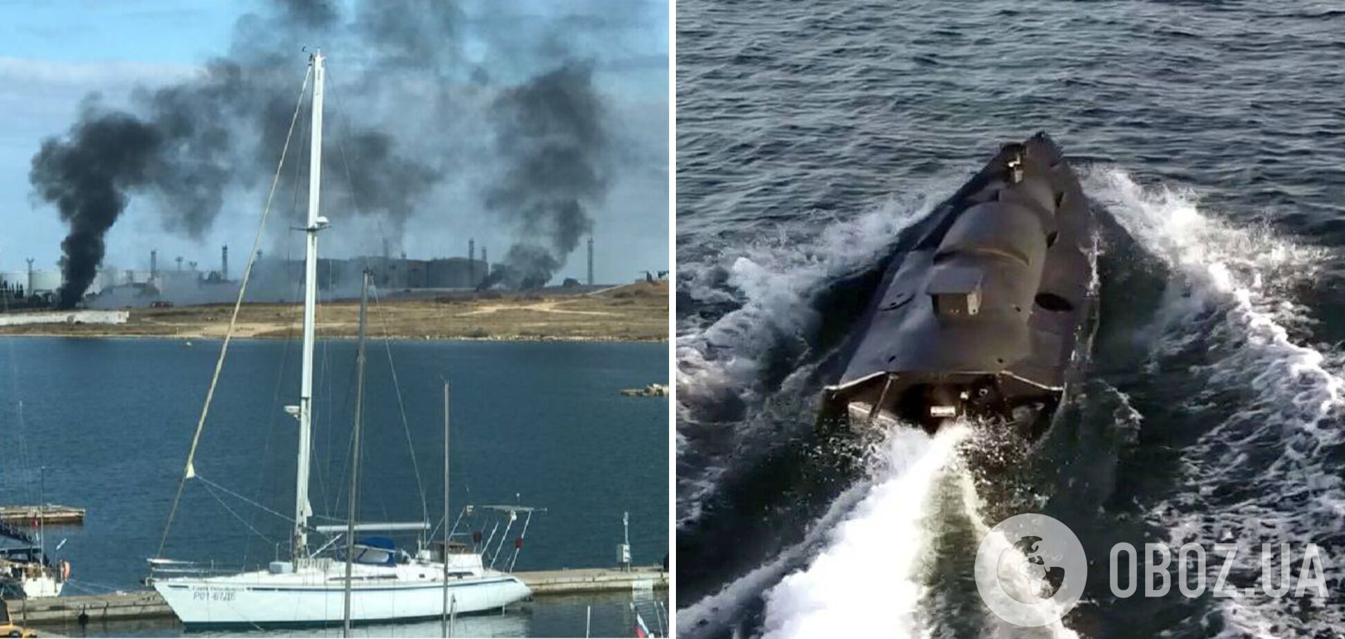 Окупанти поновили знищену штормом в Криму лінію оборони проти морських дронів