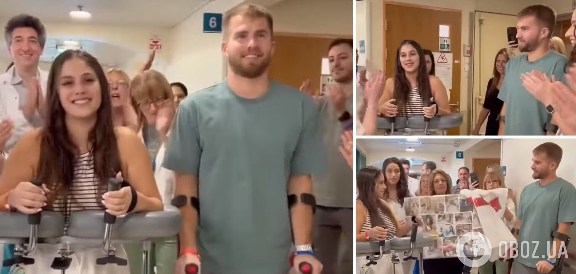 'Бок о бок проходят реабилитацию': в Израиле пара влюбленных потеряла конечности в первый день войны и учится жить заново. Видео