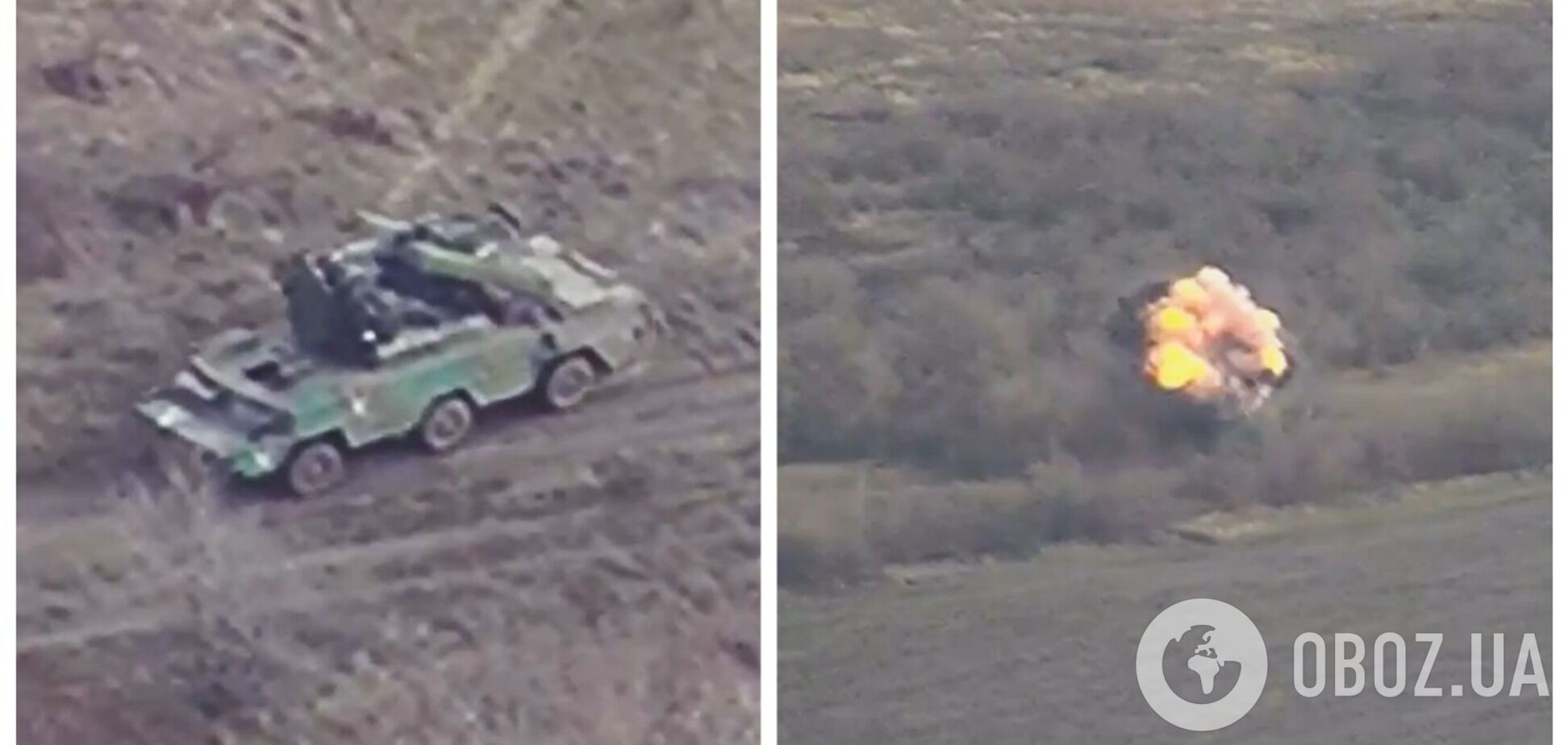 Отработали точно: ССО навели огонь на вражеский ЗРК 'Оса' и превратили его в металлолом. Видео