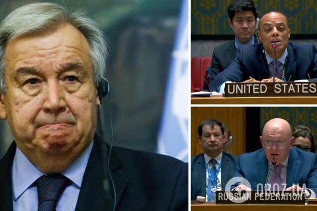 Экстренное заседание Совбеза ООН: Гутерреш 'решительно осудил' ракетную атаку РФ, Небензя призвал Запад 'ждать самых плохих новостей'