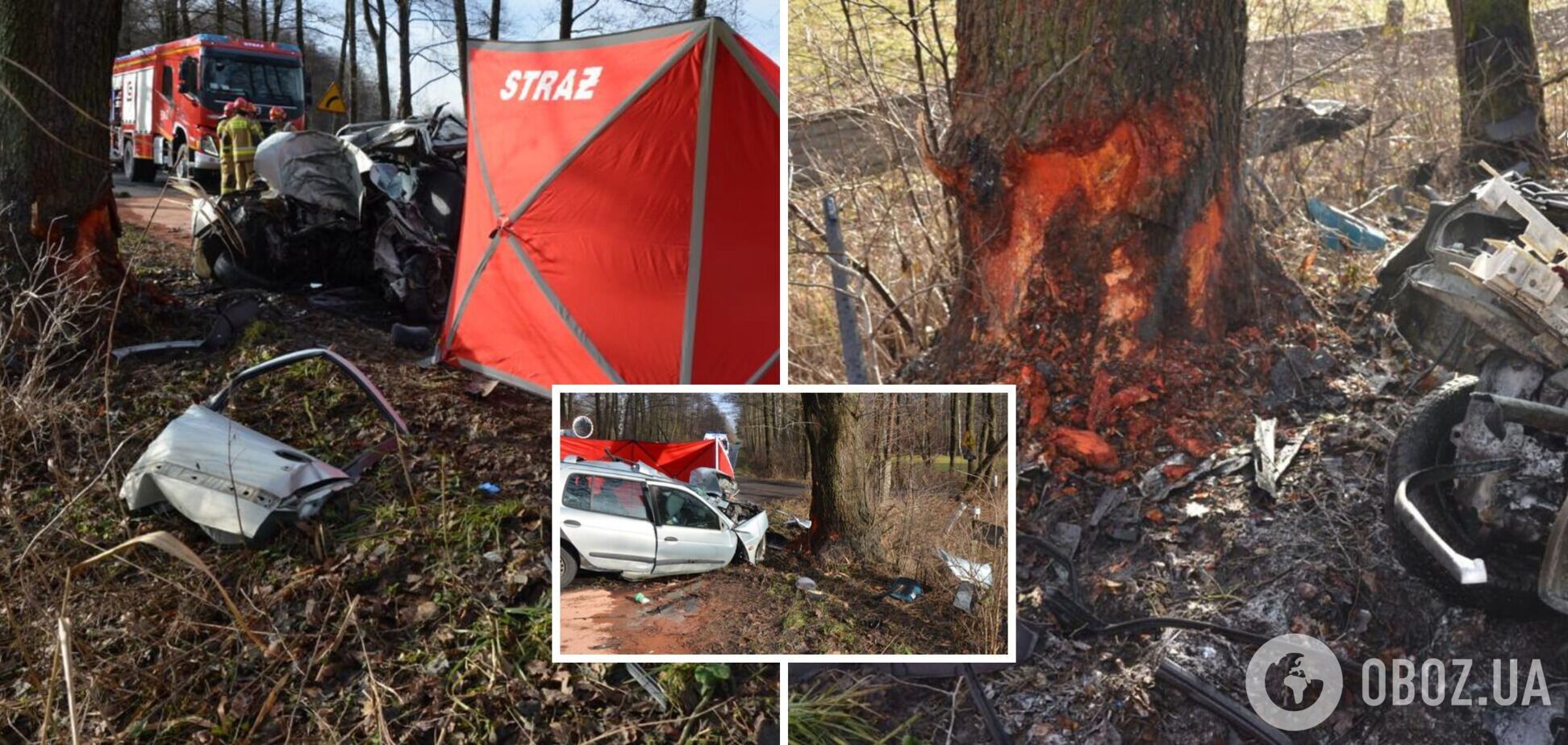 У Польщі сталася ДТП за участі двох Audi, загинули троє українців. Фото