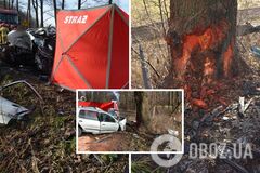 В Польше произошло ДТП с участием двух Audi, погибли трое украинцев. Фото
