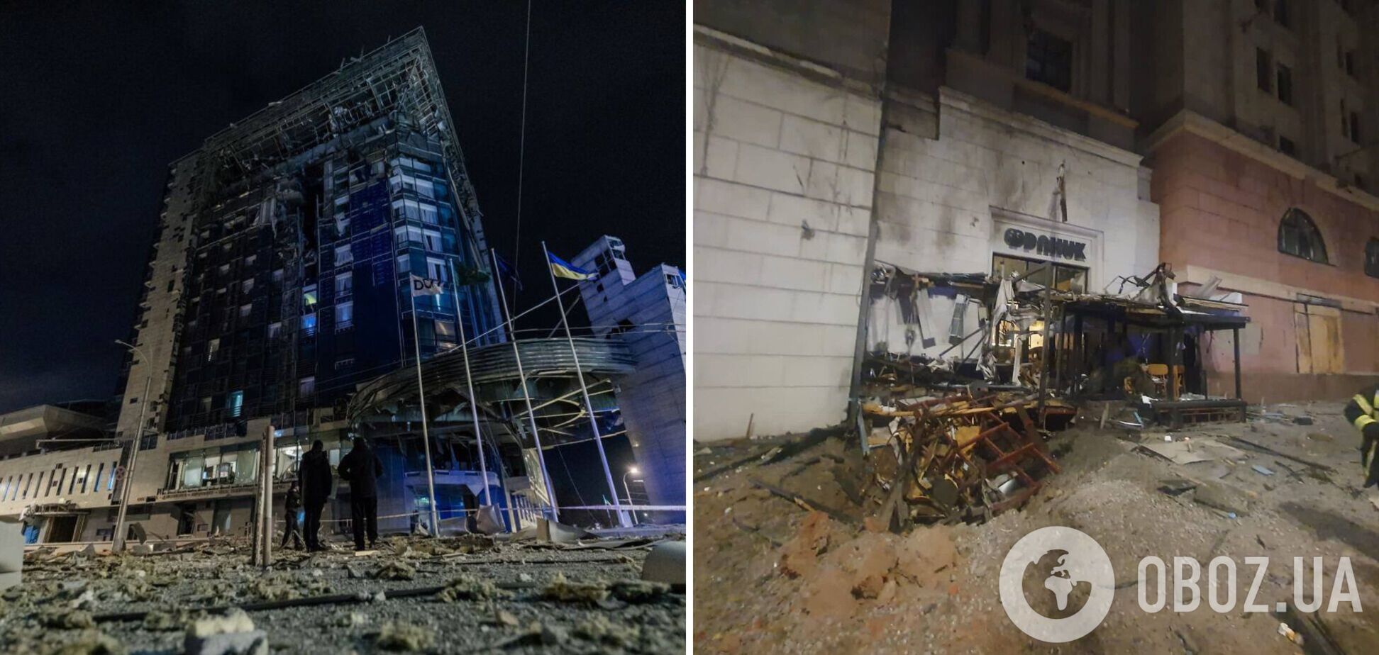 Отель и кафе в Харькове обстреляли российские войска