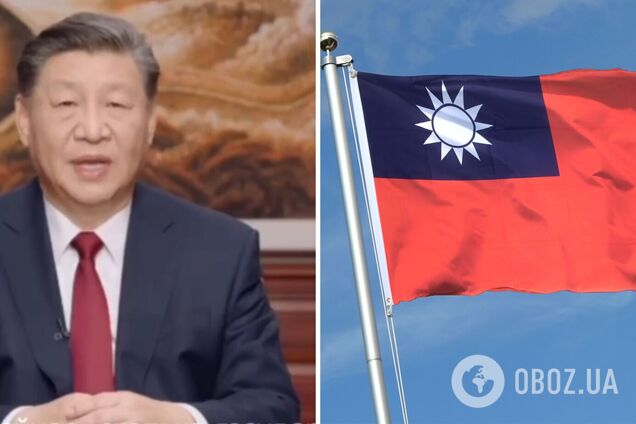 'Китай обязательно воссоединится': Си Цзиньпин в новогоднем обращении пообещал 'вернуть' Тайвань. Видео