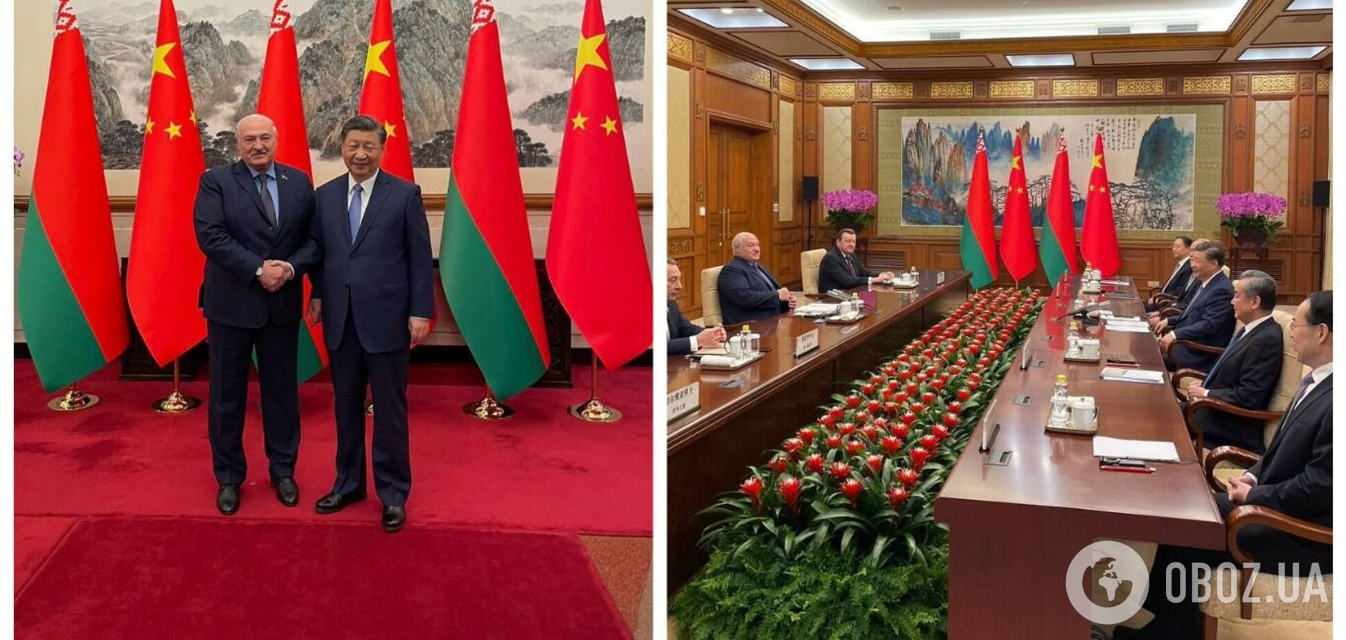 Лукашенко на встрече в Пекине назвал Си Цзиньпина другом, а тот заговорил о 'титанических изменениях' в мире. Видео