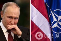 'Скоро столкнется с соответствующим отношением': Путин пригрозил Латвии за якобы притеснения россиян. Видео