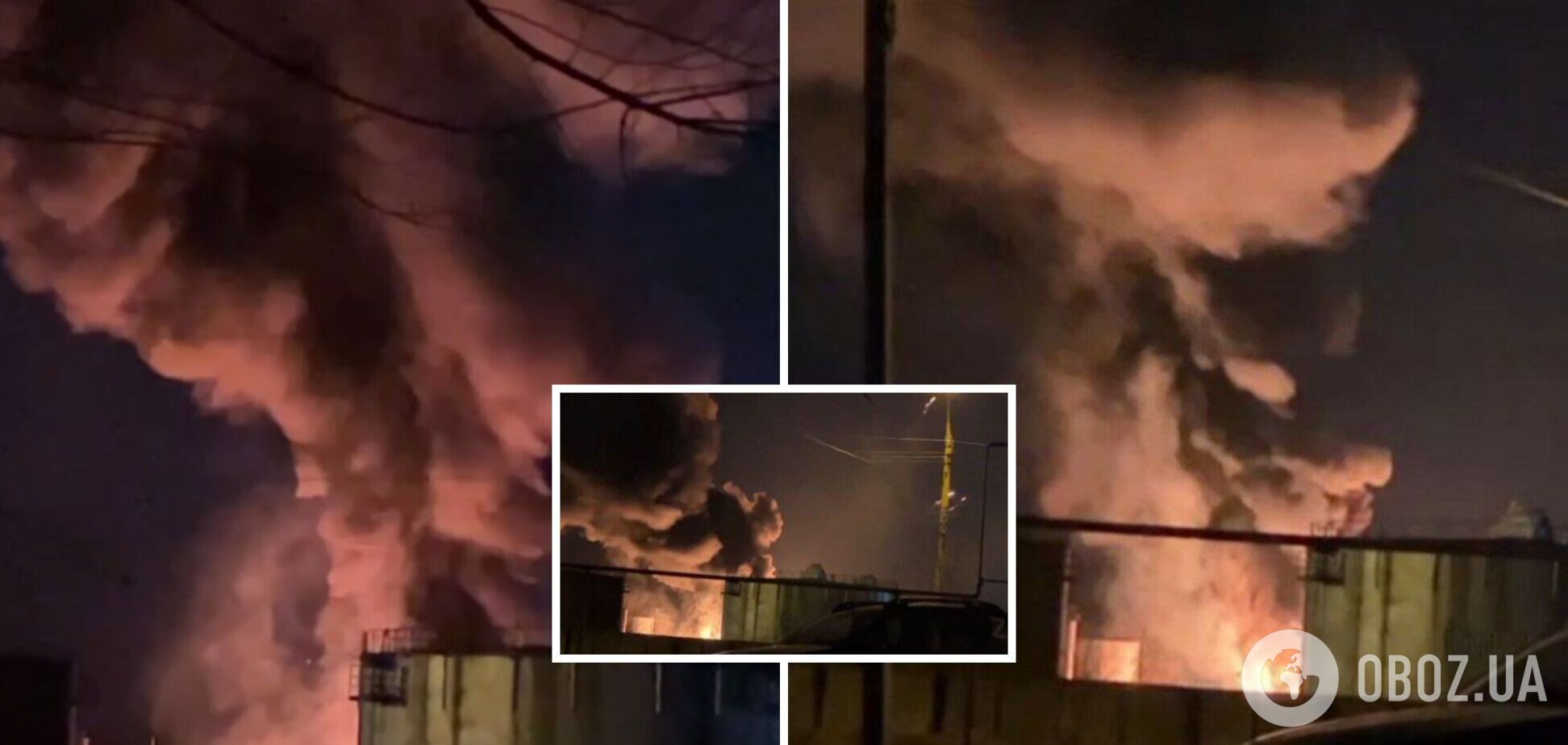 Оккупанты пожаловались на атаку дронов на нефтебазу в Луганске: вспыхнул мощный пожар. Фото и видео