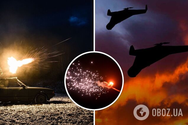 Россия ночью запустила по Украине 17 дронов и ракеты С-300: силы ПВО сбили 10 'Шахедов'