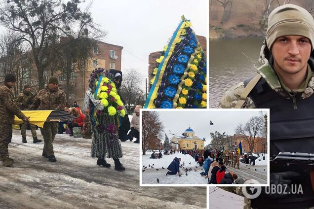 Ему навсегда будет 29: в Прилуках на коленях простились с воином, погибшим за Украину. Фото